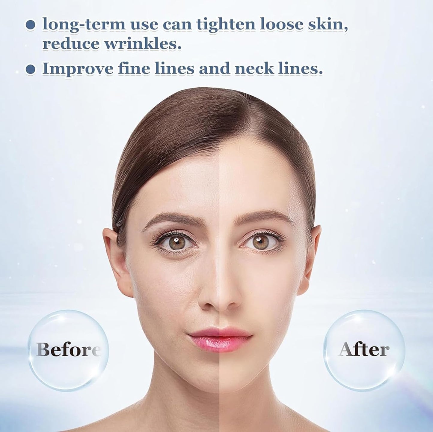 2025 Professional Face Massager - Anti-Wrinkle and Skin Tightening Device with Adjustable Heat and Four Modes for Facial Toning and Neck Lifting EMS Therapy